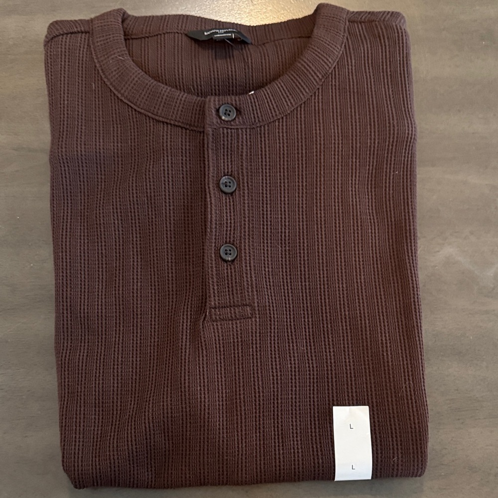 Banana Republic Brown Men's Shirt